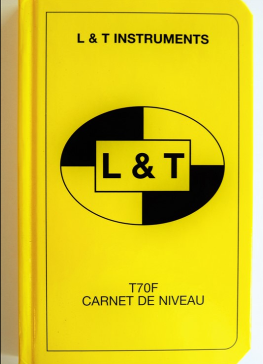 Carnet de Niveau T70F