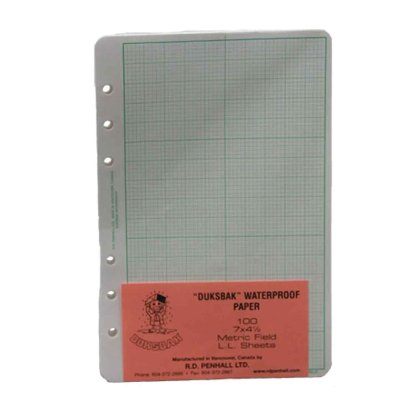 Duksbak - Waterproof Loose Leaf Sheets Pack