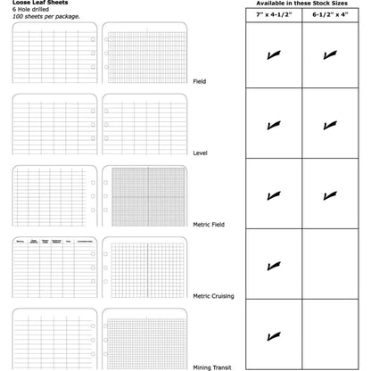 Duksbak - 100 Waterproof Sheets (4 ½'' X 7'')